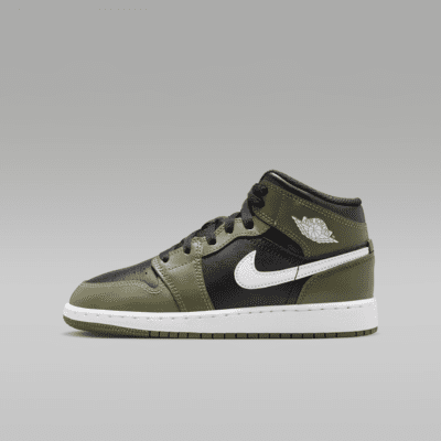 Jordan aj 1 mid olive on sale